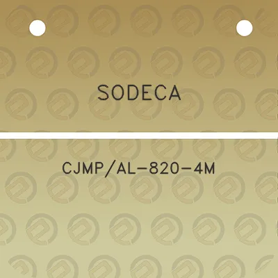 sodeca-cjmpal-820-4m