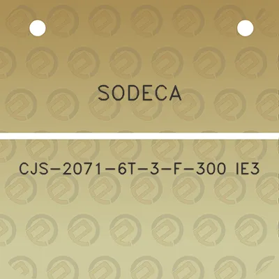 sodeca-cjs-2071-6t-3-f-300-ie3