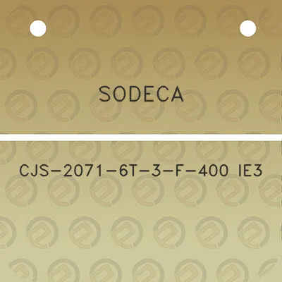 sodeca-cjs-2071-6t-3-f-400-ie3