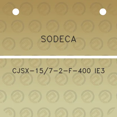 sodeca-cjsx-157-2-f-400-ie3