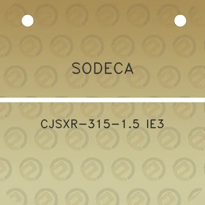 sodeca-cjsxr-315-15-ie3