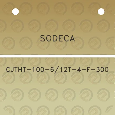 sodeca-cjtht-100-612t-4-f-300