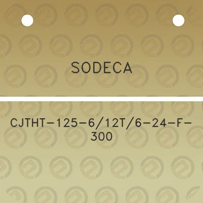 sodeca-cjtht-125-612t6-24-f-300