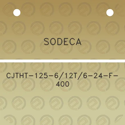 sodeca-cjtht-125-612t6-24-f-400