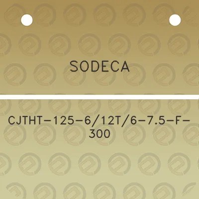 sodeca-cjtht-125-612t6-75-f-300