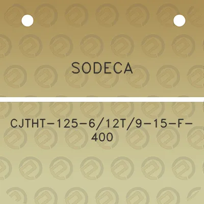 sodeca-cjtht-125-612t9-15-f-400