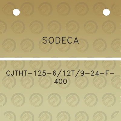 sodeca-cjtht-125-612t9-24-f-400