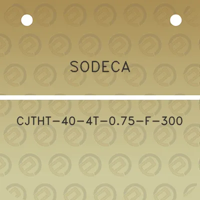 sodeca-cjtht-40-4t-075-f-300