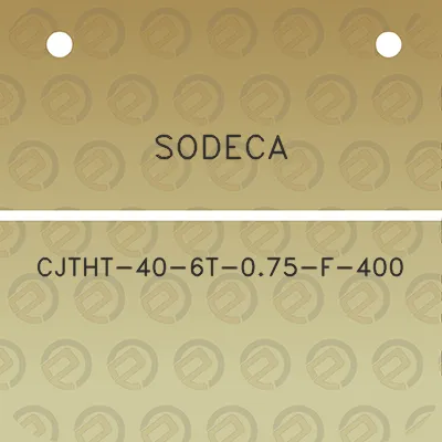 sodeca-cjtht-40-6t-075-f-400