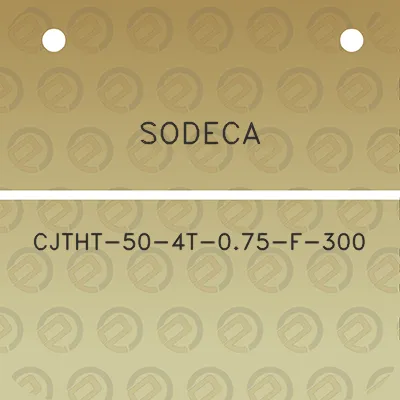 sodeca-cjtht-50-4t-075-f-300