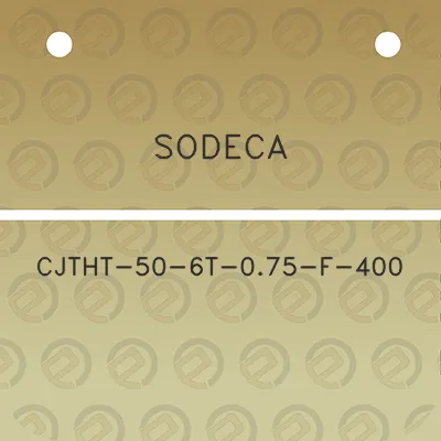 sodeca-cjtht-50-6t-075-f-400