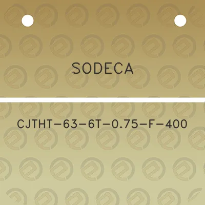 sodeca-cjtht-63-6t-075-f-400