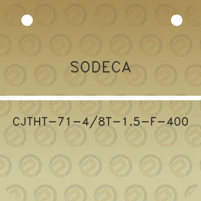 sodeca-cjtht-71-48t-15-f-400