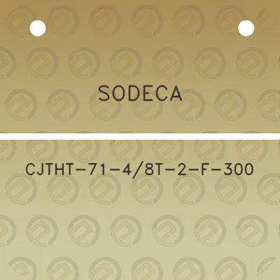 sodeca-cjtht-71-48t-2-f-300