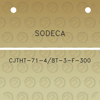 sodeca-cjtht-71-48t-3-f-300