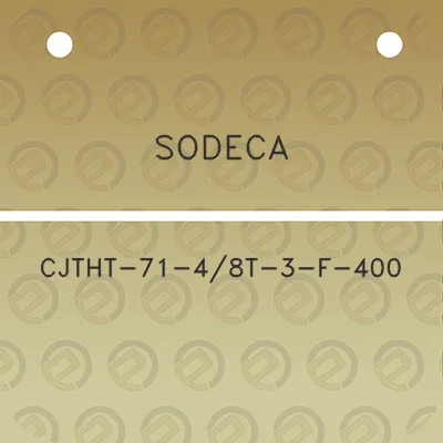 sodeca-cjtht-71-48t-3-f-400