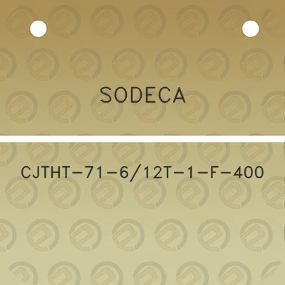 sodeca-cjtht-71-612t-1-f-400