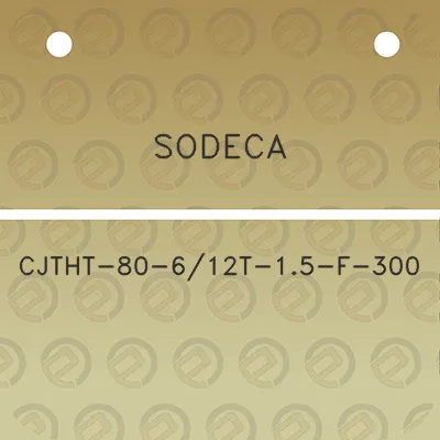 sodeca-cjtht-80-612t-15-f-300