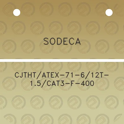 sodeca-cjthtatex-71-612t-15cat3-f-400