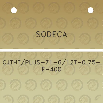 sodeca-cjthtplus-71-612t-075-f-400