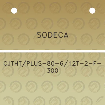 sodeca-cjthtplus-80-612t-2-f-300