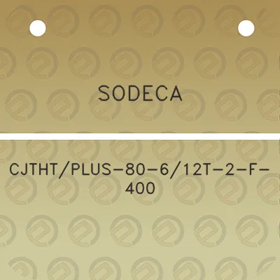 sodeca-cjthtplus-80-612t-2-f-400