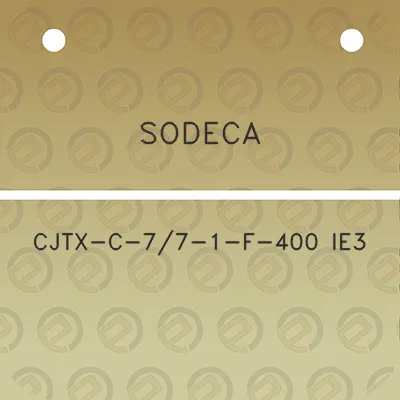 sodeca-cjtx-c-77-1-f-400-ie3