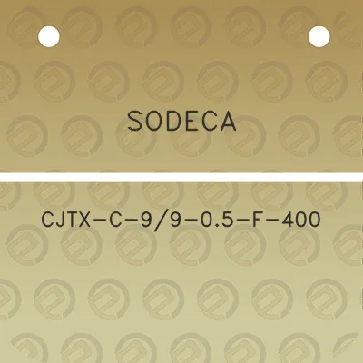 sodeca-cjtx-c-99-05-f-400