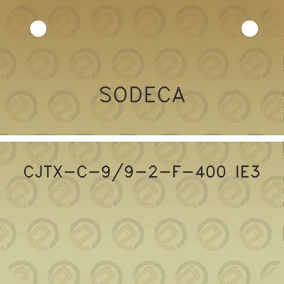 sodeca-cjtx-c-99-2-f-400-ie3