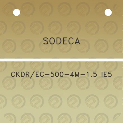 sodeca-ckdrec-500-4m-15-ie5