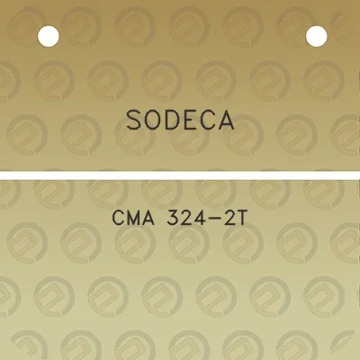 sodeca-cma-324-2t