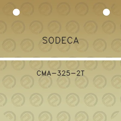 sodeca-cma-325-2t