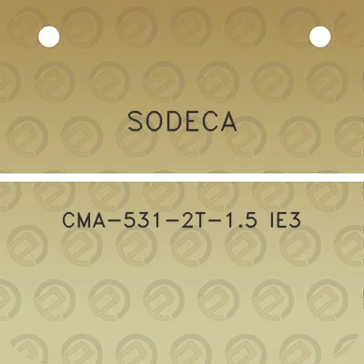 sodeca-cma-531-2t-15-ie3