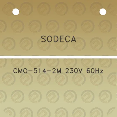 sodeca-cmo-514-2m-230v-60hz