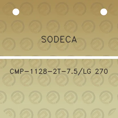 sodeca-cmp-1128-2t-75lg-270