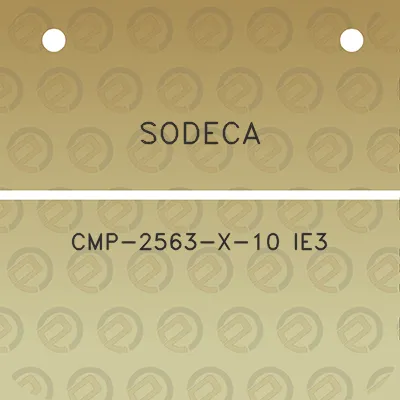 sodeca-cmp-2563-x-10-ie3