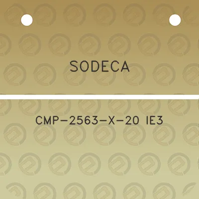 sodeca-cmp-2563-x-20-ie3