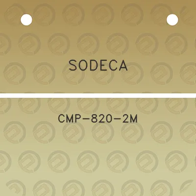 sodeca-cmp-820-2m