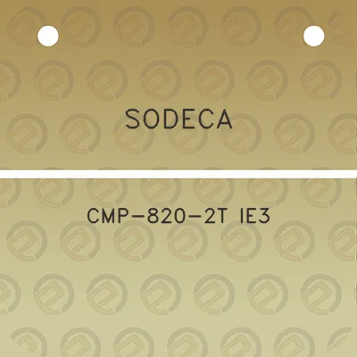 sodeca-cmp-820-2t-ie3