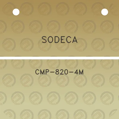 sodeca-cmp-820-4m