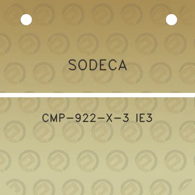 sodeca-cmp-922-x-3-ie3