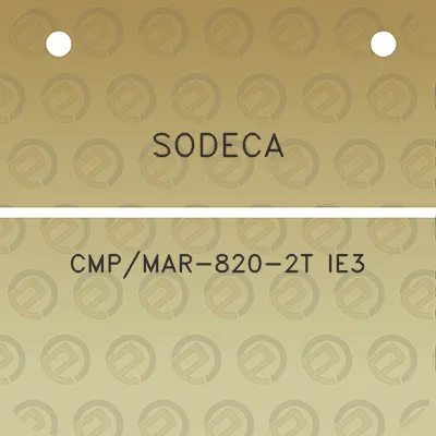 sodeca-cmpmar-820-2t-ie3