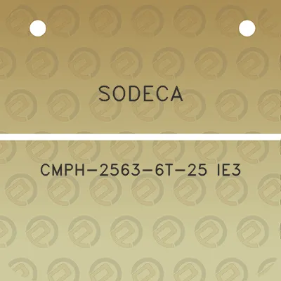 sodeca-cmph-2563-6t-25-ie3