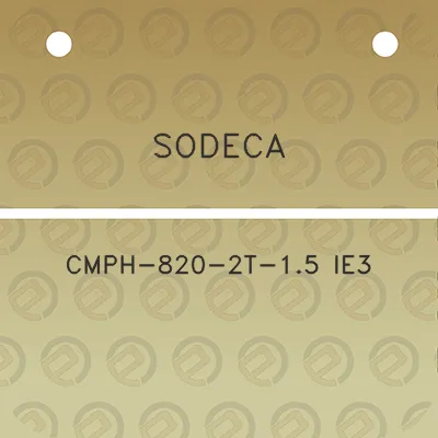 sodeca-cmph-820-2t-15-ie3