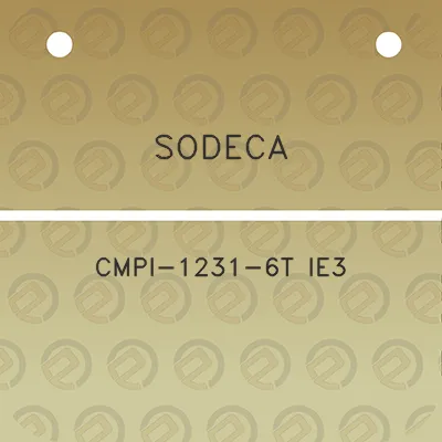 sodeca-cmpi-1231-6t-ie3