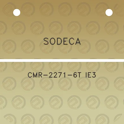 sodeca-cmr-2271-6t-ie3