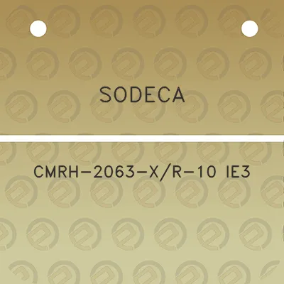 sodeca-cmrh-2063-xr-10-ie3