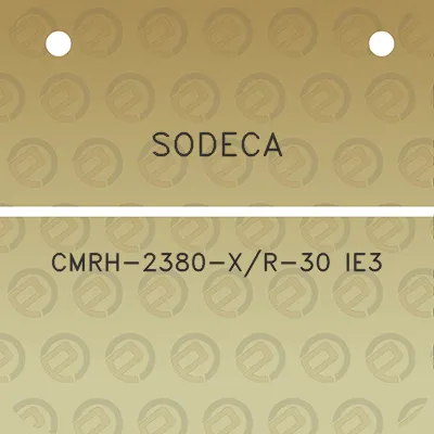 sodeca-cmrh-2380-xr-30-ie3