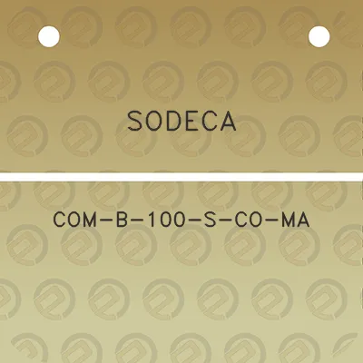 sodeca-com-b-100-s-co-ma