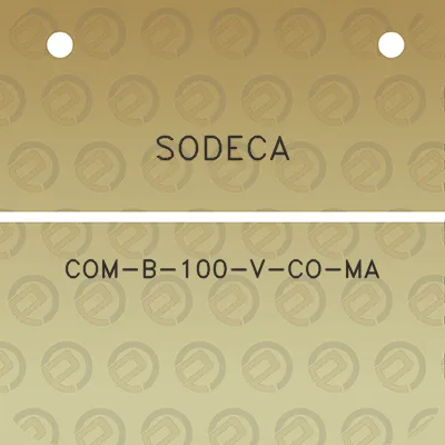 sodeca-com-b-100-v-co-ma